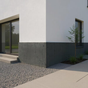 Antracit szürke lábazat, Iso-concrete
