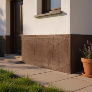 barna lábazat, szigeteléssel - Iso-Concrete